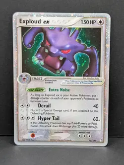 Exploud ex 92/100 Crystal Guardians Holo Ultra Rare Pokemon TCG Nintendo LP - Image 1