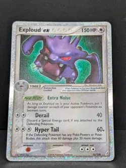 Exploud ex 92/100 Crystal Guardians Holo Ultra Rare Pokemon TCG Nintendo LP - Image 3
