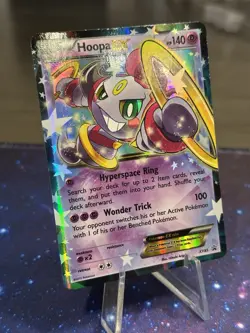 Pokemon Hoopa EX XY85 Black Star Promo Holo LP - Image 1
