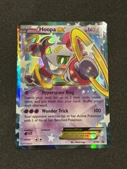 Pokemon Hoopa EX XY85 Black Star Promo Holo LP - Image 2