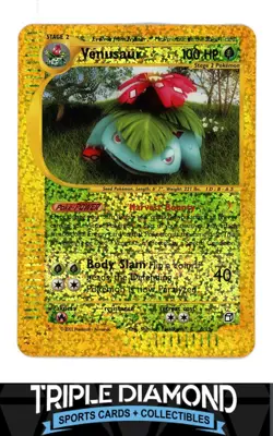 2002 Pokemon Expedition #4/12 Venusaur Box Topper L568 - Image 1