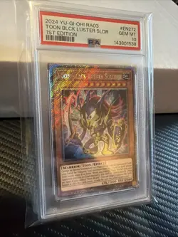 2024 YU-GI-OH! RA03-QUARTER CENTURY BONANZA TOON BLACK LUSTER SOLDIER PSA 10 - Image 2
