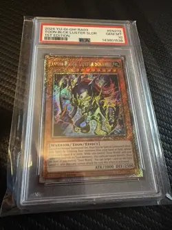 2024 YU-GI-OH! RA03-QUARTER CENTURY BONANZA TOON BLACK LUSTER SOLDIER PSA 10 - Image 5