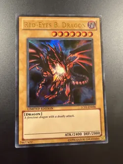 Red Eyes Black Dragon LC01-EN006 Ultra Rare Limited Edition Yugioh NM - Image 1