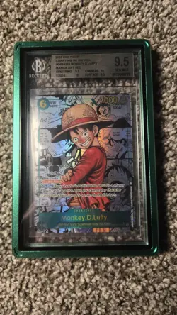 2025 One Piece Carrying on His Will Monkey D Luffy Manga Art #OP13-118 BGS 9.5 - Image 3