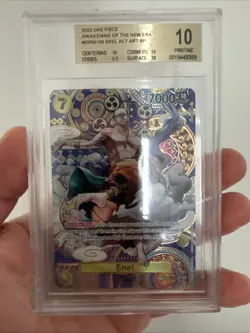 2023 ONE PIECE AWAKENING OF THE NEW ERA #OP05-100 ENEL ALTERNATE ART SP BGS 10 - Image 1
