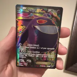 Pokemon Gengar EX Full Art Ultra Rare Holo 114/119 XY Phantom Forces Card - Image 1