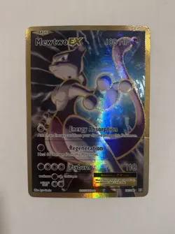 Pokemon TCG Mewtwo EX Holo Full Art Ultra Rare Card XY Evolutions 157/162 - Image 1
