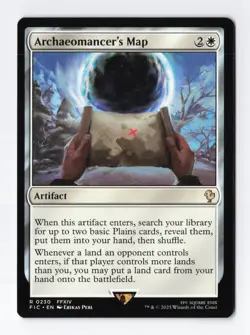 Archaeomancer's Map Rare FINAL FANTASY MTG Magic the Gathering Card NM - Image 1