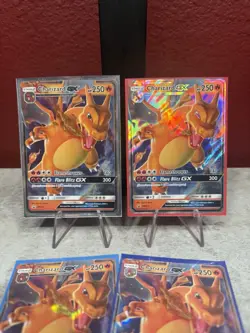 Pokemon TCG Charizard GX Black Star Promo SM211 Holo Card - LP - Image 1