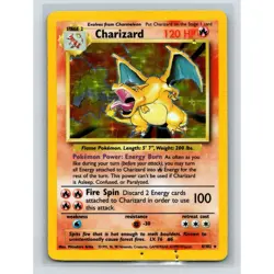 Charizard 4/102 Base Set Holo Pokemon Card - Image 1