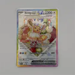 2 Pokemon Eevee EX Holo Promo Prismatic Evolutions Basic Card & 1 Oricorio Card - Image 1
