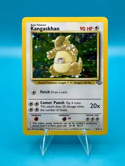 Pokemon TCG 99 Kangaskhan 5/64 Jungle Holo Rare Card Vintage NM - Image 1