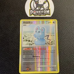 Azurill 69/130 Reverse Holo Common Diamond and Pearl Pokemon Card LP - Image 1