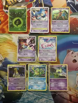 Vintage Pokemon Card Lot Holo Fire Mew Mewtwo Giratina Deoxys Fire - Image 1