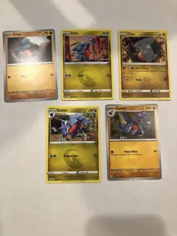 Lot Of 5 Gible and Gabite Pokemon Card - Image 1