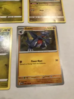 Lot Of 5 Gible and Gabite Pokemon Card - Image 2