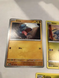 Lot Of 5 Gible and Gabite Pokemon Card - Image 4