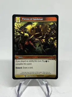 World Of Warcraft March Of The Legion Forces Of Jaedenar 301/319 Foil TCG Card - Image 1