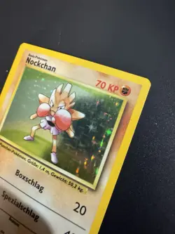 Hitmonchan (Nockchan) 1st Edition Holo Pokemon Card German Base Set 7/102 - Image 4
