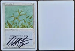 Signed MtG Magic Dan Frazier Artist Proof _ Revised _ GREEN WARD _ VHTF 1/100! - Image 1
