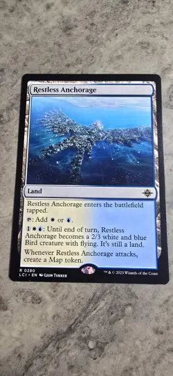 Restless Anchorage The Lost Caverns of Ixalan Regular Land Rare MTG NM - Image 1