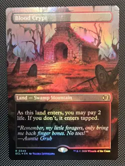 Blood Crypt (Borderless) (349) Lorwyn Eclipsed Foil - Image 1