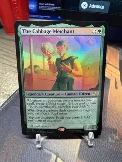 Magic the Gathering #134 The Cabbage Merchant Foil - Image 1