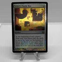 Magic Teferi's Puzzle Box 316/350 8th Edition Rare Foil Artifact Donato Giancola - Image 1