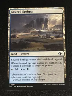 MTG Outlaws of Thunder Junction Soured Springs 0264 NM - Image 1