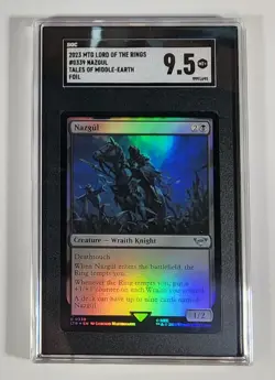 MTG - Nazgul - SGC 9.5 MT+ Graded - Foil - LTR 0339 - Lord of the Rings - Magic - Image 1