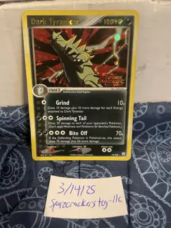 Pokemon TCG Dark Tyranitar #19 rev holo EX Team Rocket Returns FREE SHIPPING!!! - Image 1