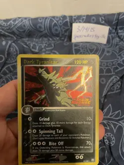 Pokemon TCG Dark Tyranitar #19 rev holo EX Team Rocket Returns FREE SHIPPING!!! - Image 4