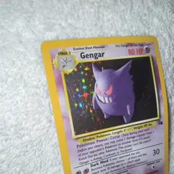 Pokemon Gengar Fossil Holo Rare 5/62 Stage 2 80 HP Card 1999 Wizards English - Image 3