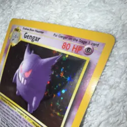 Pokemon Gengar Fossil Holo Rare 5/62 Stage 2 80 HP Card 1999 Wizards English - Image 5