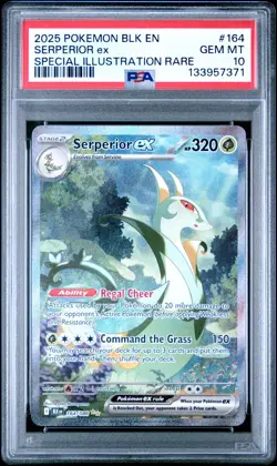 Serperior ex 164/086 BLACK BOLT SIR PSA 10 POKEMON TCG - Image 1