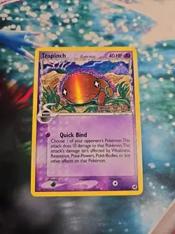 Trapinch (Reverse Holo) 69/101 EX Dragon Frontiers (MP) Pokemon TCG - Image 1