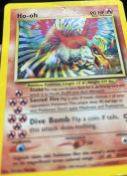 Pokemon - TCG - Ho-Oh - 7/64 - Neo Revelation MP - VINTAGE - Image 3