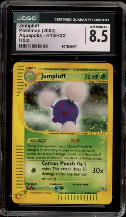 Pokemon Jumpluff Aquapolis Holo Rare #H13 CGC 8.5 - Image 1