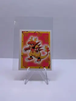 1999 Topps Merlin Nintendo Pokemon Stickers Magmar 126 NM - Image 1