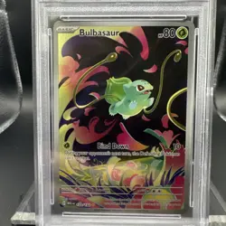 2025 Pokemon Mega Evolutions EN Bulbasaur #133 Illustration Rare PSA 10 Graded - Image 3