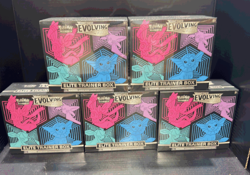 Pokemon Sword & Shield Evolving Skies Elite Trainer (5) Sealed Boxes 1 Q0003 - Image 1