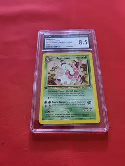 Pokemon: Meganium 1st Edition 10/111 Holo Rare Neo Genesis 2000 Vintage -CGC 8.5 - Image 3