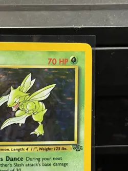 Pokemon TCG Jungle Set Unlimited Scyther #10/64 Holo VTG WOTC 1999 MP - Image 4