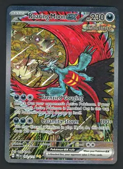 Pokemon TCG Prismatic Evolutions Roaring Moon EX 162/131 SIR PRE EN - Image 1
