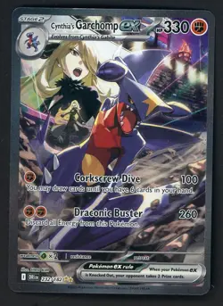 2025 Pokemon Destined Rivals SIR #232/182 Cynthia's Garchomp EN - Image 1
