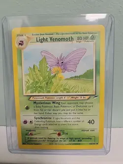 Pokemon TCG Light Venemoth 53/105 Neo Destiny Unlimited MINT - Image 1