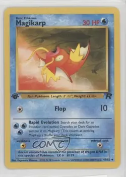 Magikarp 1st Ed. Pokemon Team Rocket #47 2000 - Image 1