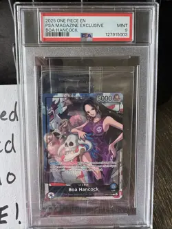 2025 ONE PIECE PROMOS Sealed EXCLUSIVE #038 BOA HANCOCK PSA 9 - Image 3