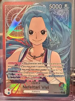 One Piece English EB03-001 Nefeltari Vivi (L) Alt Art Leader - Image 1